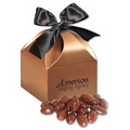 Chocolate Covered Almonds in Copper Gift Box